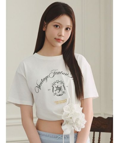 【LILY BROWN×Hearts2Hearts】エンブレムロゴＴシャツ