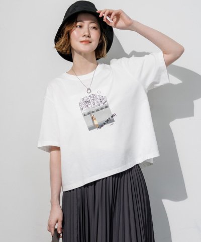Lauren Rolwing コラボ グラフィックプリント フレア Tシャツ