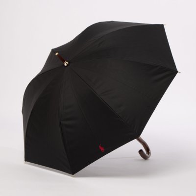 【日本製】晴雨兼用日傘 ショート傘 ポロポニー ワンポイント 無地