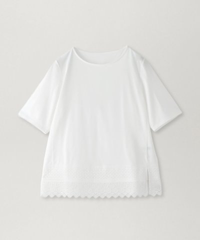 【L】【接触冷感・ウォッシャブル】プレミアム天竺カットソー