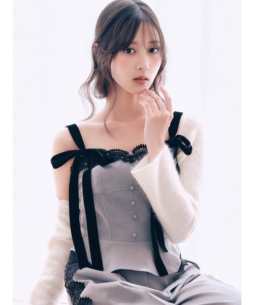 ペプラムタックビスチェ(508813081)｜阪急百貨店公式通販サイト｜阪急