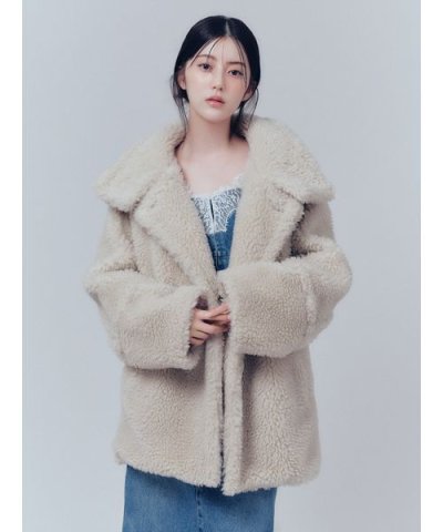 ECOPELボアミドルコート