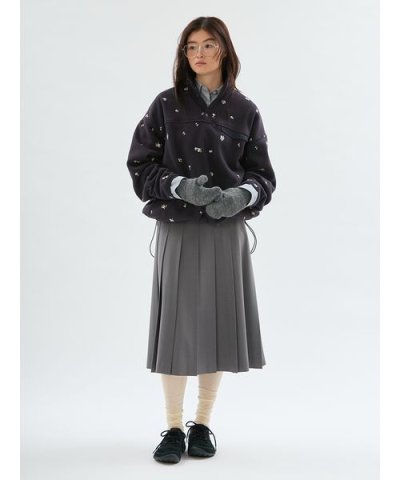 ベルトセットプリーツスカート