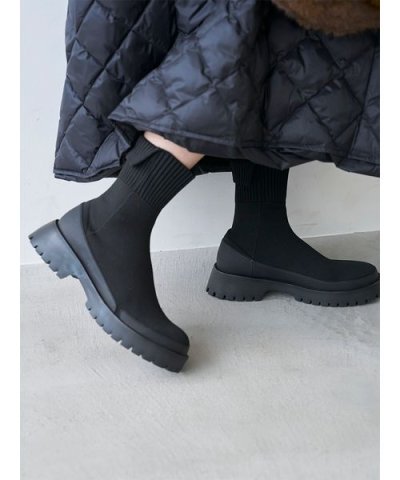 ecoニットブーツ