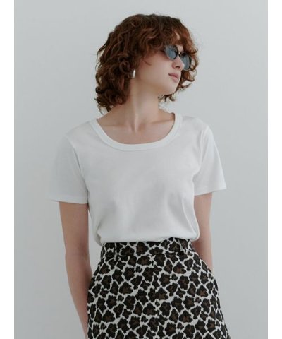 シルキータッチＵネックTシャツ