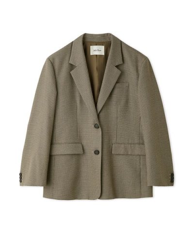 チェックパターンオーバーサイズジャケット