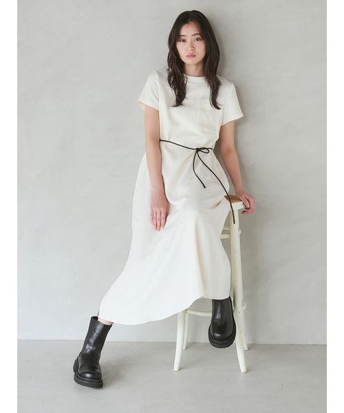 シルキータッチ半袖フレアワンピース(508830312)｜阪急百貨店公式通販