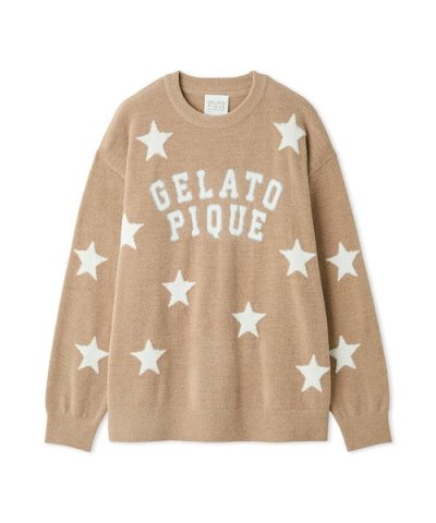 【UNISEX】エアリーモコカレッジスタージャガードプルオーバー