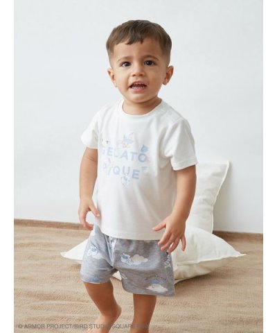 【ドラゴンクエスト】【ベビー】ワンポイントTシャツ&総柄ショートパンツセット