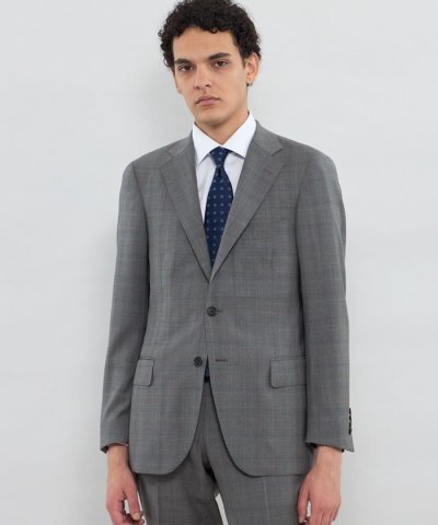 【NEW BRIDGE】【LoroPiana Fabric】グレンチェックスーツ