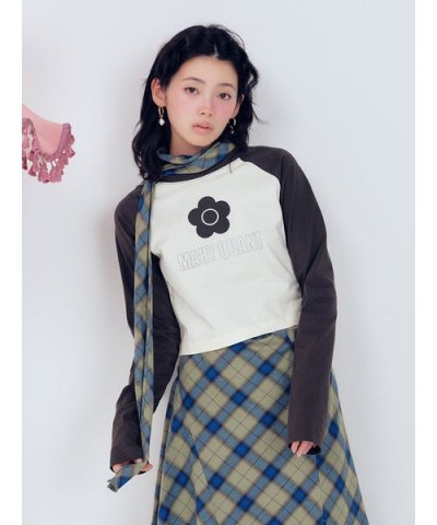【LILY BROWN×MARY QUANT】デイジープリントラグランロンT
