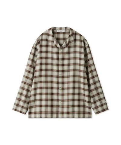 【HOMME】ソフトツイルチェックシャツ