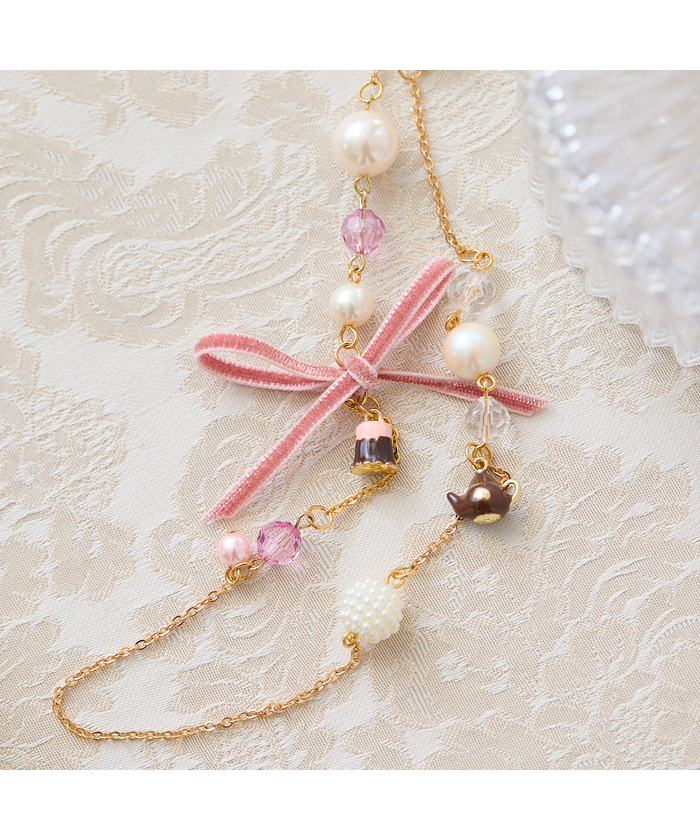 ローズティアラ RoseTiara ベロアリボンティタイムネックレス