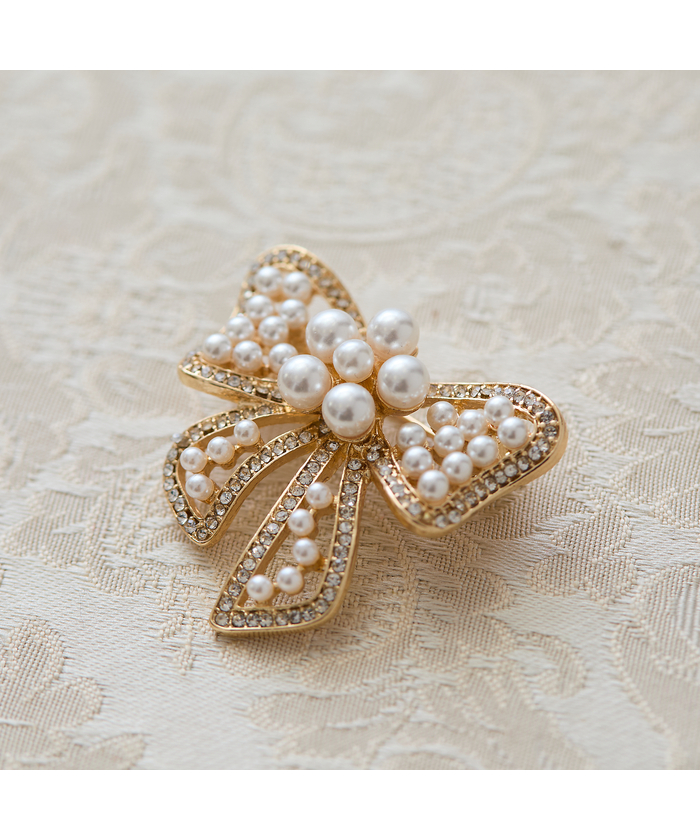 ローズティアラ RoseTiara リボンブローチ(508833166)｜阪急百貨店公式
