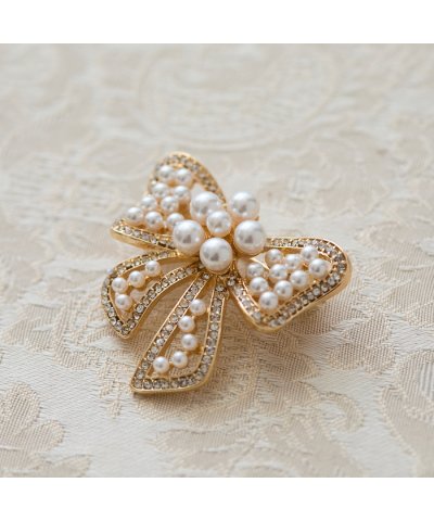 ローズティアラ RoseTiara リボンブローチ