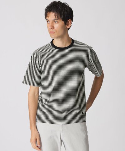 ハニカムボーダー/半袖Tシャツ