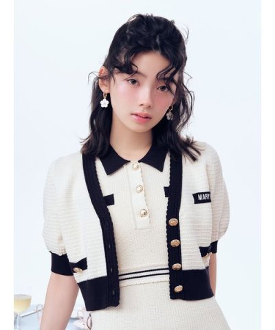 【LILY BROWN×MARY QUANT】ニットカーディガン
