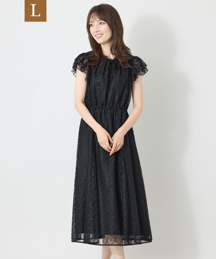 ブラック系｜ワンピース・ドレス｜TO BE CHIC(Lサイズ)(トゥー ビー