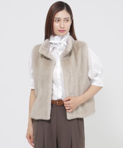 ミンクライクファー　ジレ