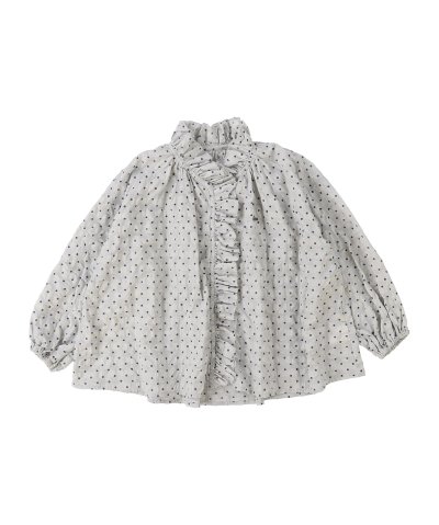フィス FITH Dot Ruffle Blouse