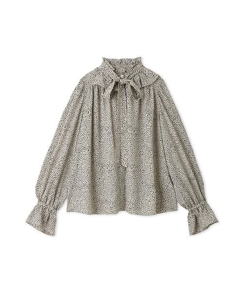 未使用タグ付き✨ BEIGE, ベイジCOLIGNY ボウタイブラウス ベイジ 