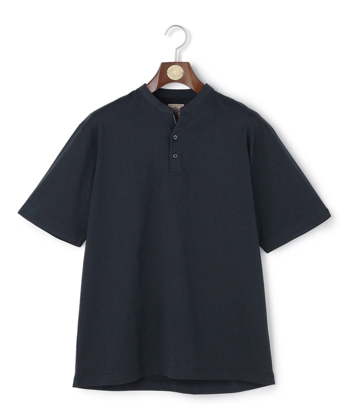【美品】 MHL. バンドカラー スキッパーシャツ グレージュ サイズ2 WEB・一部店舗限定】バンドカラースキッパーシャツ(508839909)｜HANKYU