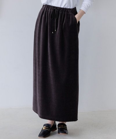 ベロア ナロースカート