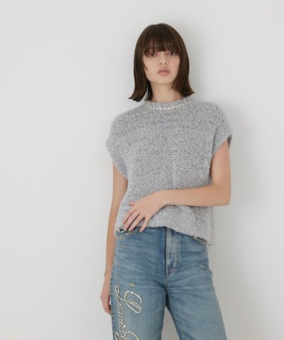 【イベント店舗・ONLINE STORE先行アイテム】グリッターニットトップ