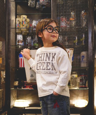 デニムダンガリー DENIM DUNGAREE THINK L/S Tee