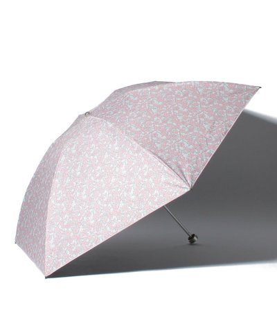 晴雨兼用折りたたみ傘 フラワー オーバーロック