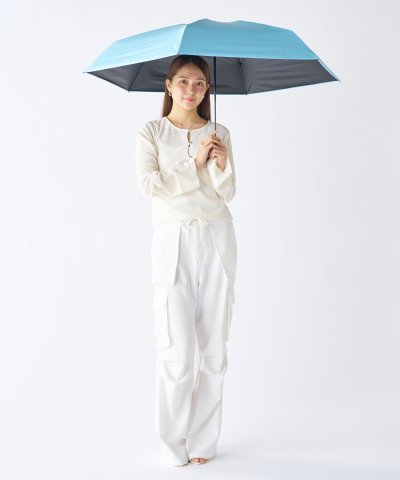 【マジ軽 超軽量約178g～ 遮光率100％ ワイド61cm】晴雨兼用折りたたみ