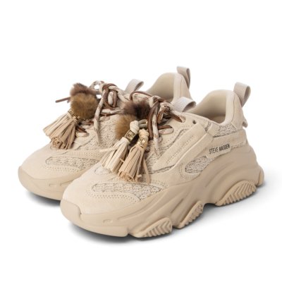 スティーブ マデン STEVE MADDEN タッセルチャームボリュームソールア