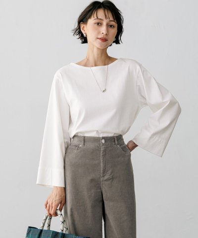 【一部予約/SLOW/一部店舗限定】ワイドスリーブ Tシャツ