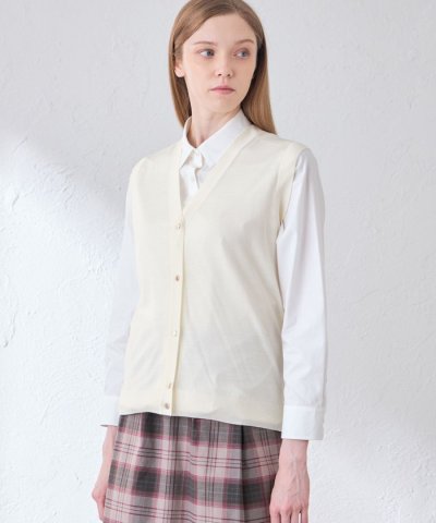 マッキントッシュ ロンドン MACKINTOSH LONDON クリアニットジレ