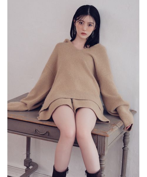 フラッフィーニットショートパンツ(508847400)｜阪急百貨店公式通販
