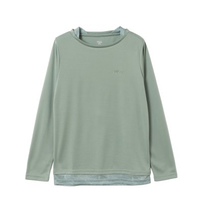 フィラ FILA DRY LONG SLEEVE FAKE TEE / ドライ
