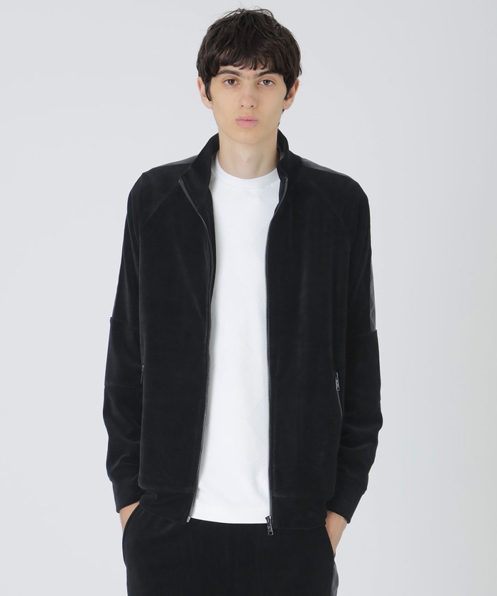 BLACK lab.】ベロアジャージートラックジャケット(508840038)｜HANKYU
