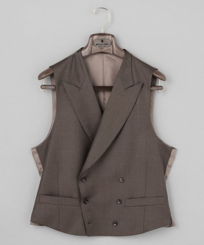 【ZEGNA/ゼニア】TRAVELLER スーツ 対応ベスト_オリーブ