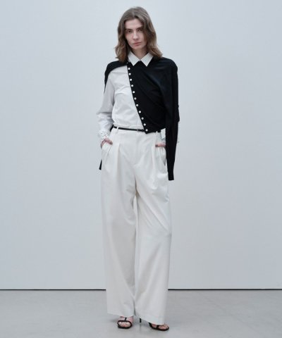MASON / シルククルーネックカーディガン