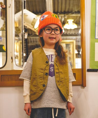 デニムダンガリー DENIM DUNGAREE Twill Star Vest