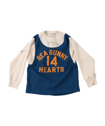 デニムダンガリー DENIM DUNGAREE Tanktop Layered