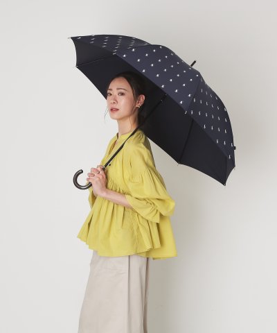 【WEB限定】長傘 ツイルポロポニー 無地 ドット