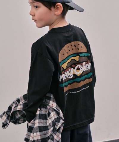 グルーヴィーカラーズ GROOVY COLORS HAMBURGER L/S T
