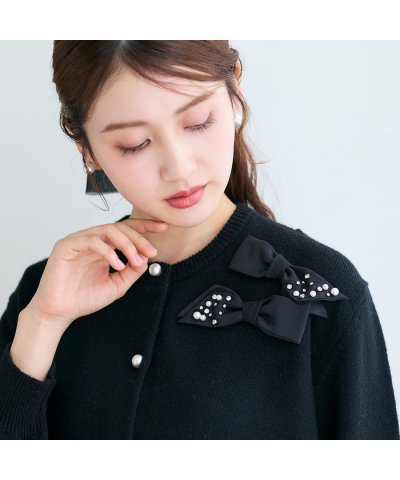 ローズティアラ RoseTiara リボンニットカーディガン