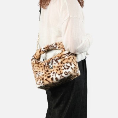 スティーブ マデン STEVE MADDEN ファーラウンドバッグ