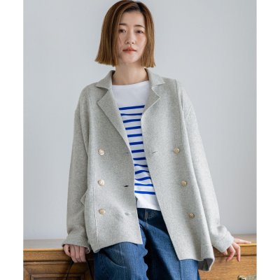 23区（大きいサイズ） 【見上愛さん着用/洗える】カシミヤブレンド ニット ジャ