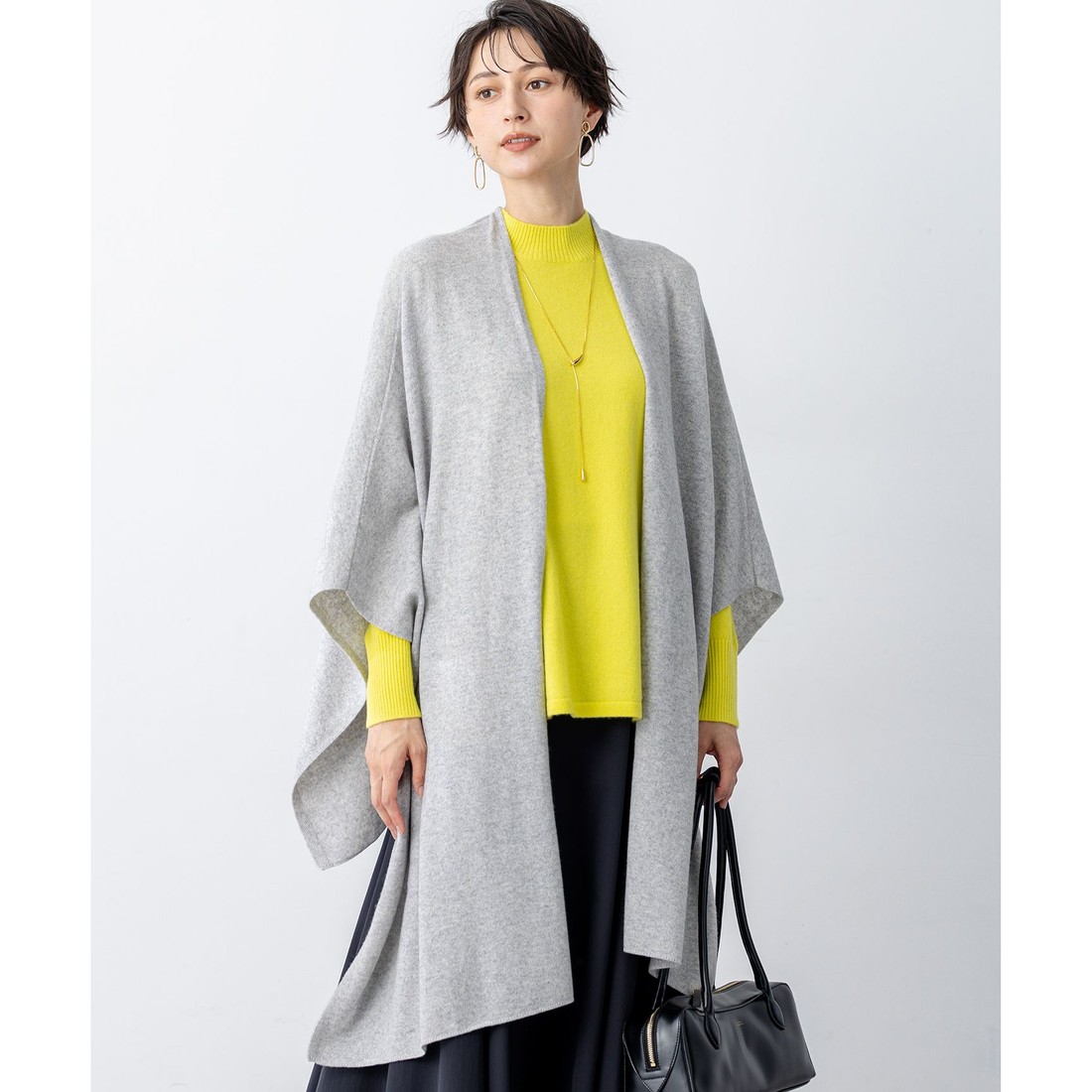 23区 カシミヤブレンド マルチ ケープ(508867320)｜阪急百貨店公式通販