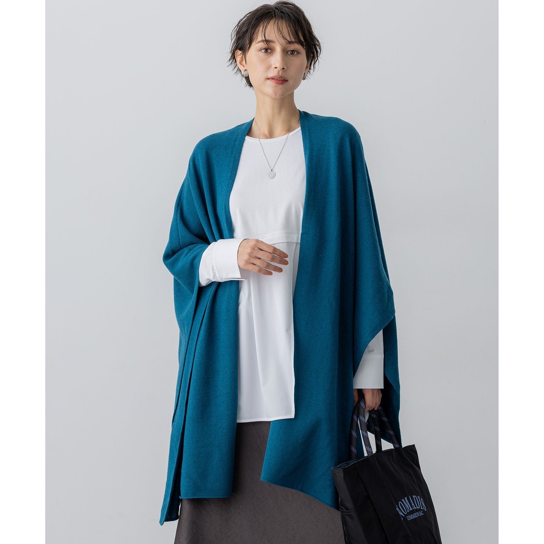 23区 カシミヤブレンド マルチ ケープ(508867320)｜阪急百貨店公式通販