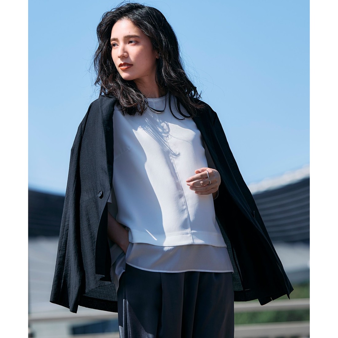 ICB 【接触冷感・速乾・洗える】 リヨセルシアー ジャケット(508877905