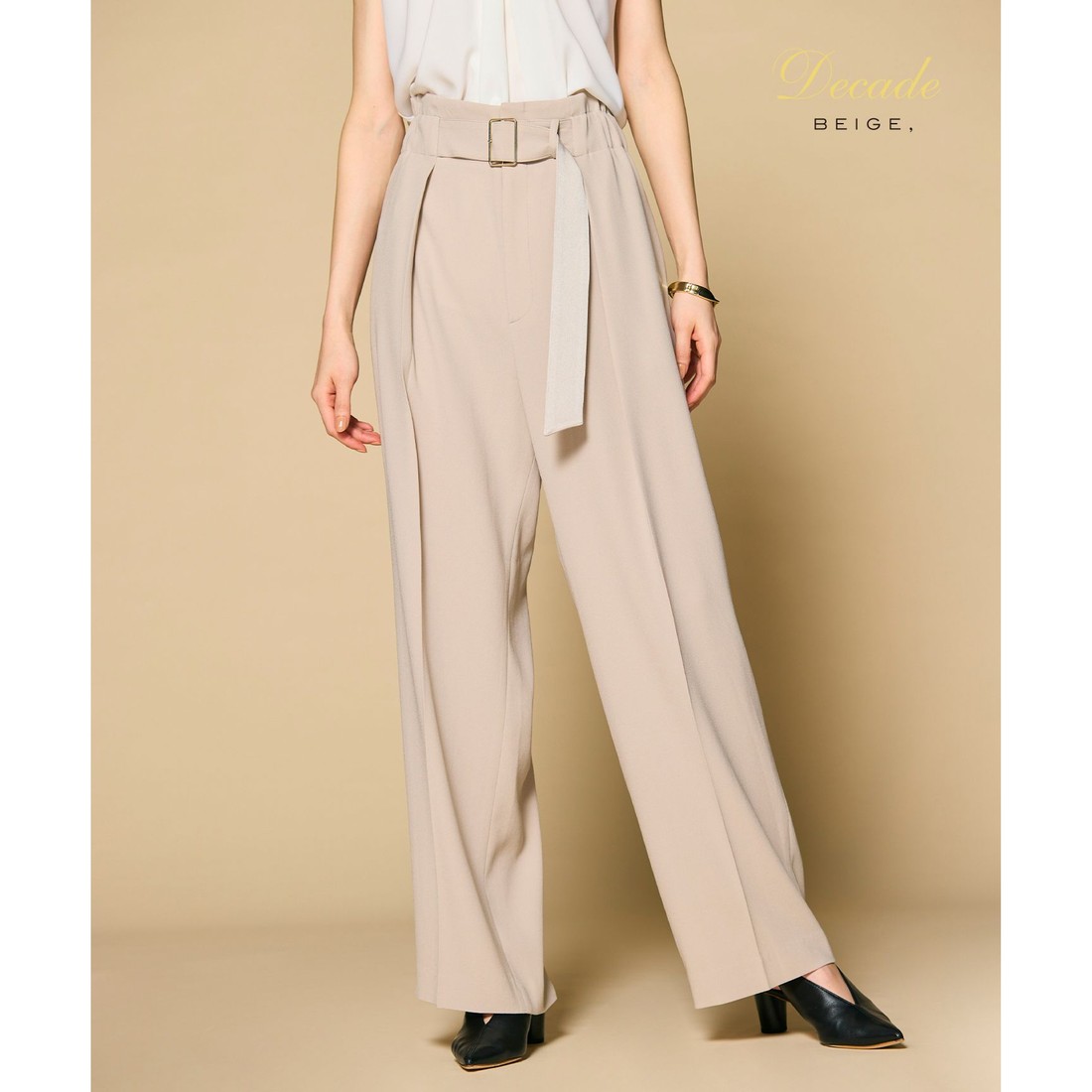 BEIGE， 【洗える・クロワッサン掲載】CINDY / ワイドパンツ(508880772